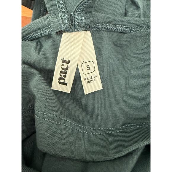 Pact Fit and Flare Organic Cotton Mini Dress Size Small - Picture 4 of 8